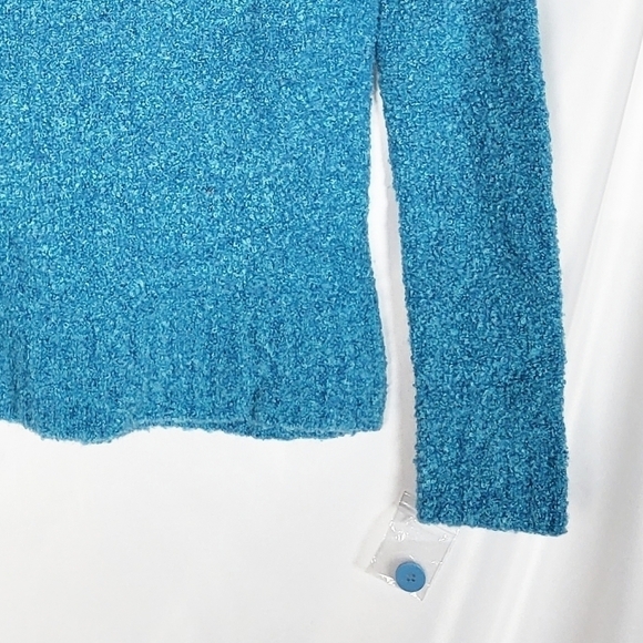 VTG MERONA textured sweater blue - Picture 4 of 6